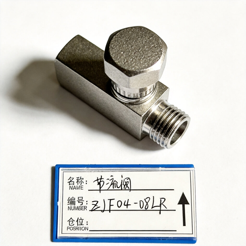 Inline Adjustable Flow Control Valve