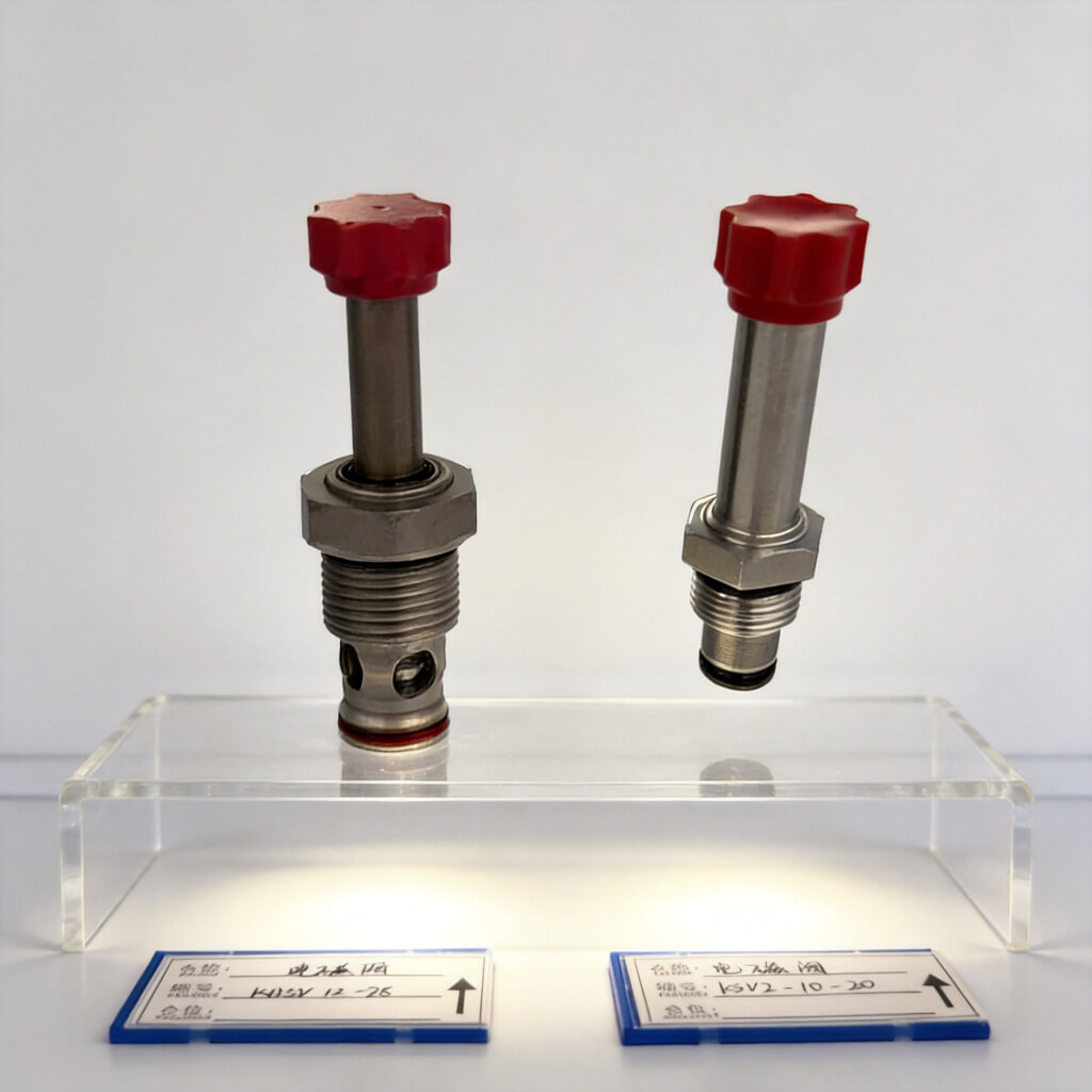 Adjustable Direct-Acting Relief Cartridge Valve