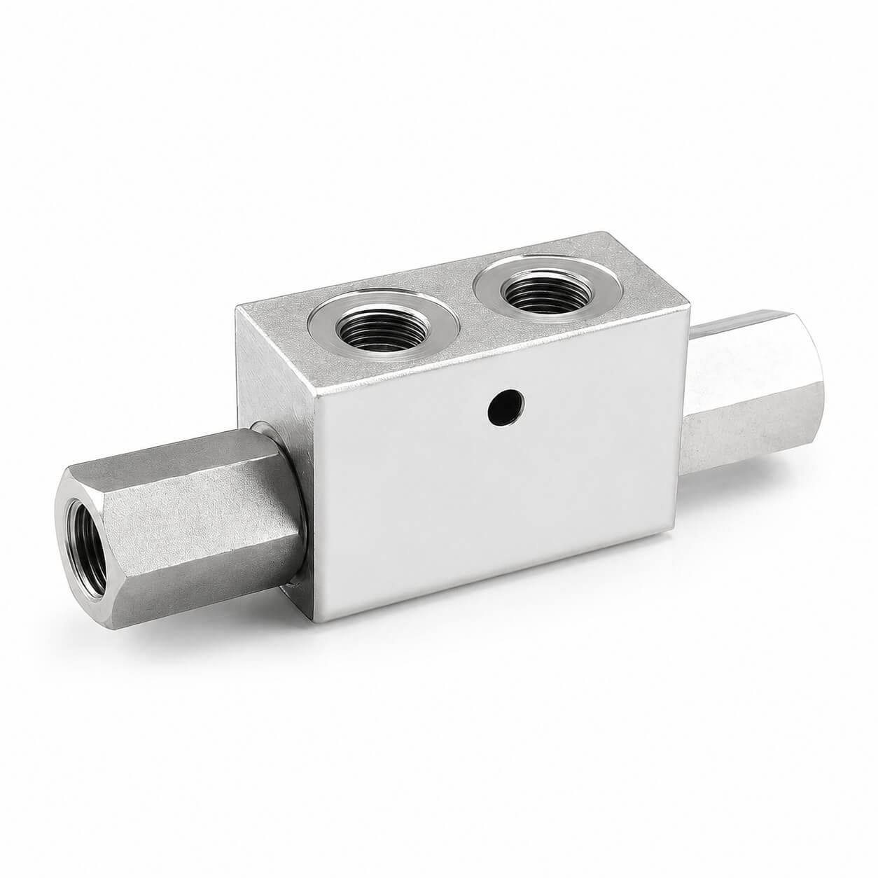 Plate-type bidirectional balancing valve
