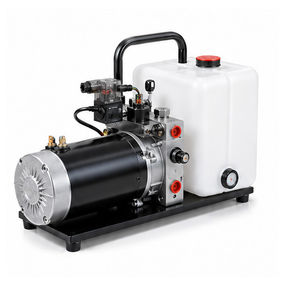 DC Hydraulic Power Unit for Snow Plow